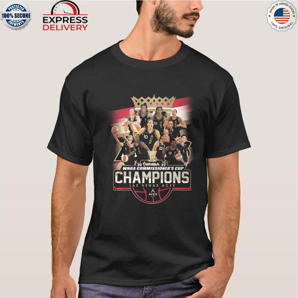 2022 wnba commissioner's cup champions las vegas aces shirt