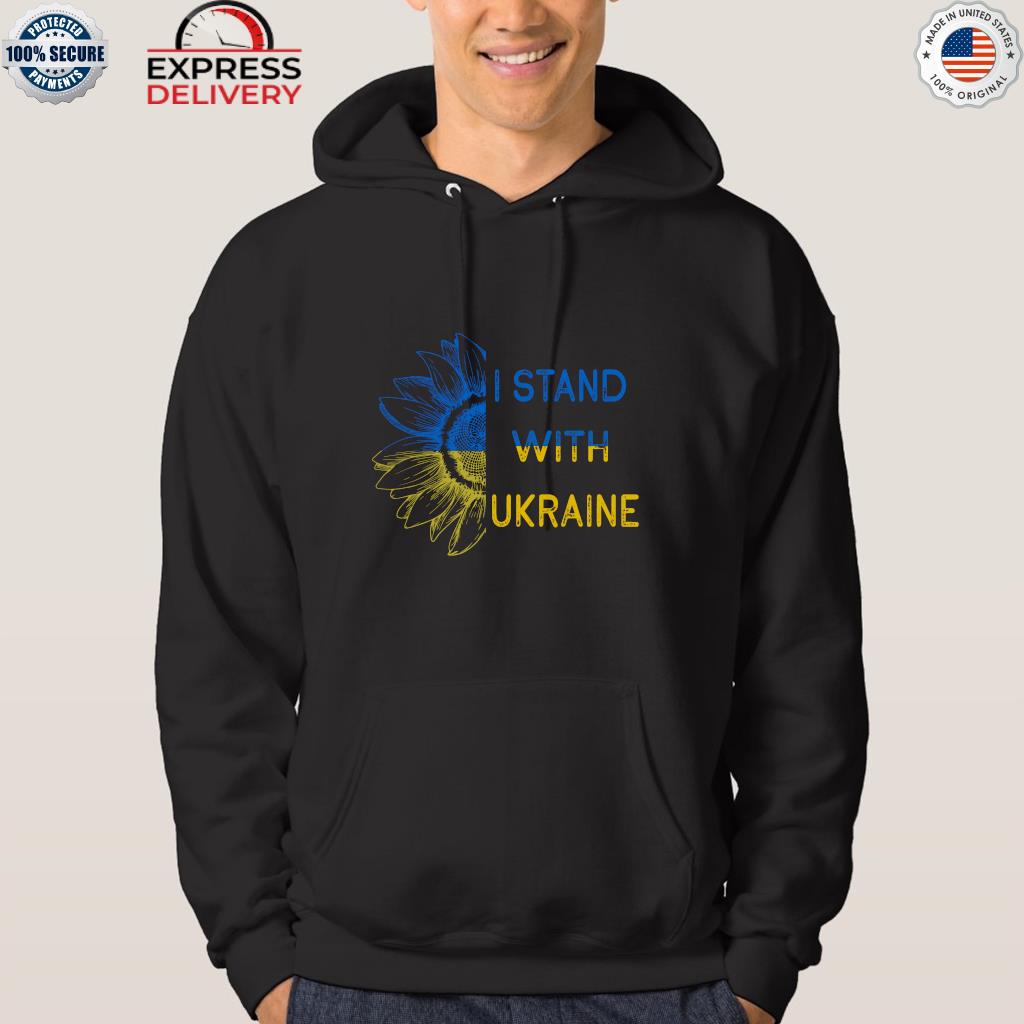 : Ukraine Support Ukraine Coat of Arms Painted in Sunflower  Sweatshirt : Clothing, Shoes & Jewelry