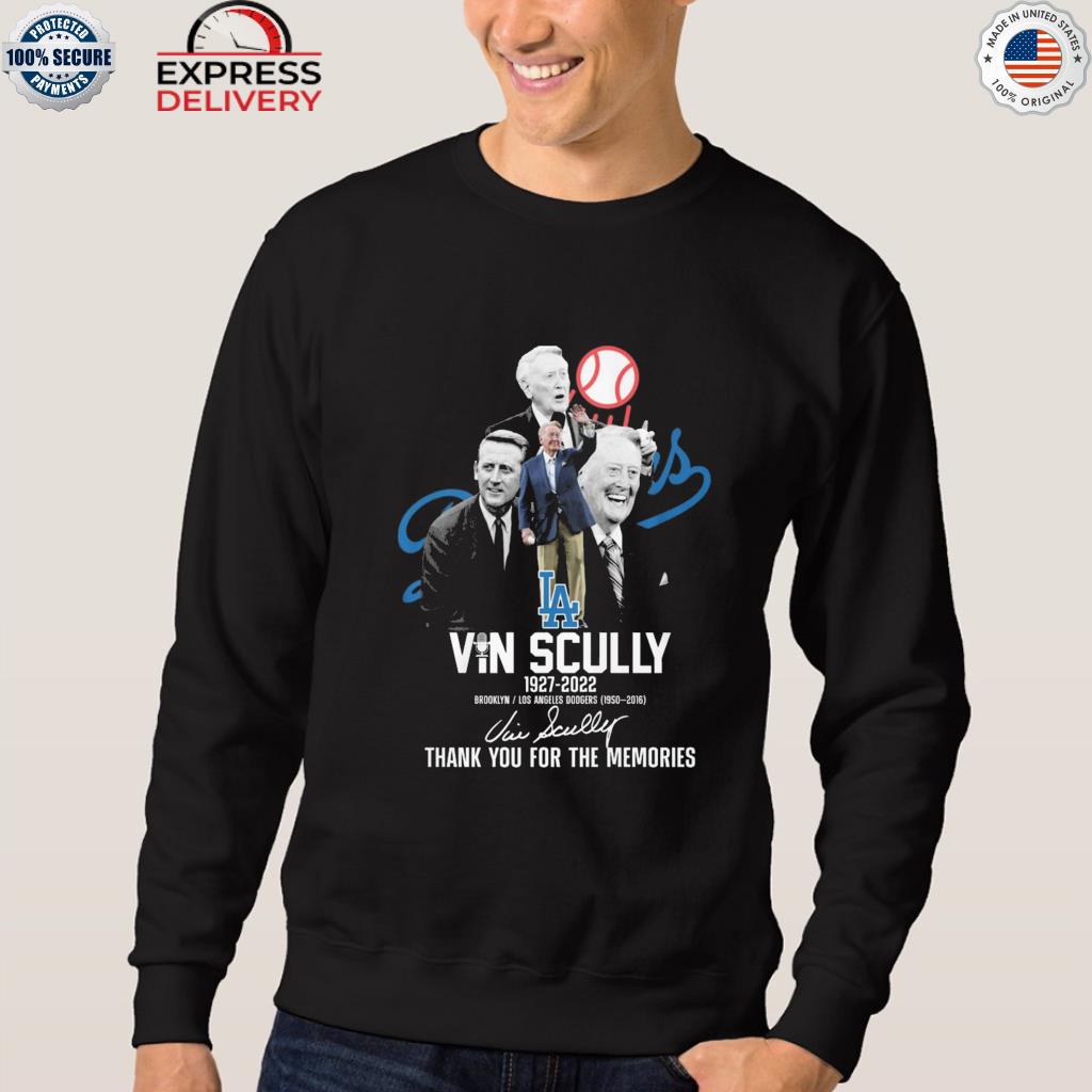 Hot Shirt los Angeles Dodgers Vin Scully 1972 2022 thank you for