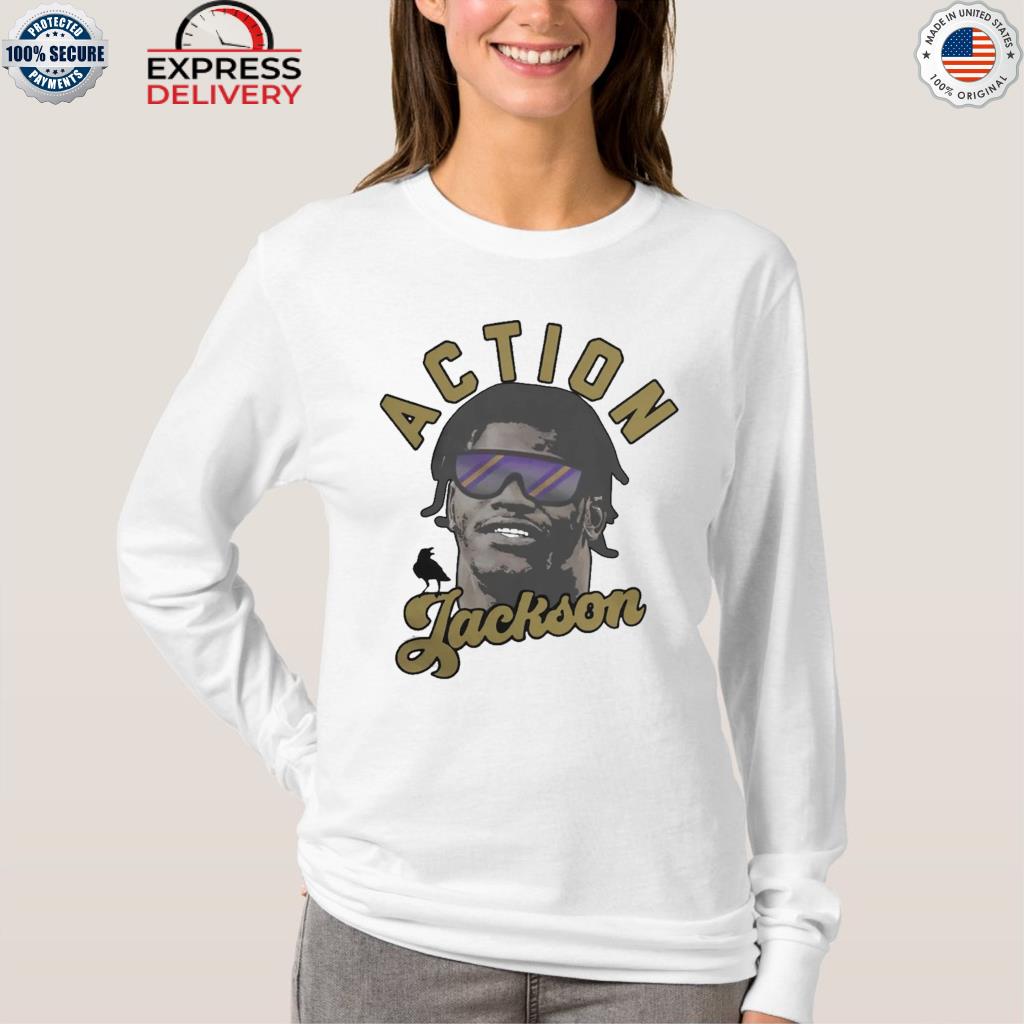 Official action lamar jackson 2022 shirt, hoodie, sweater, long sleeve and  tank top