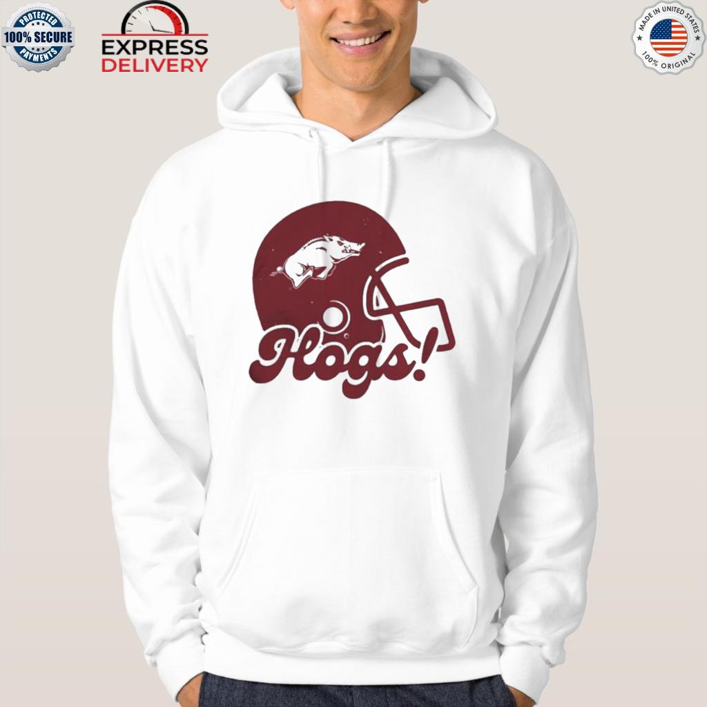 Official arKansas razorbacks hogs groovy helmet 2022 shirt