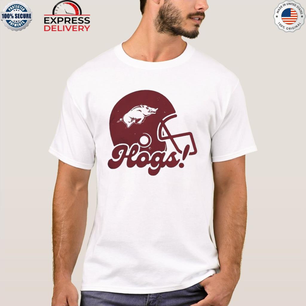 Official arKansas razorbacks hogs groovy helmet 2022 shirt