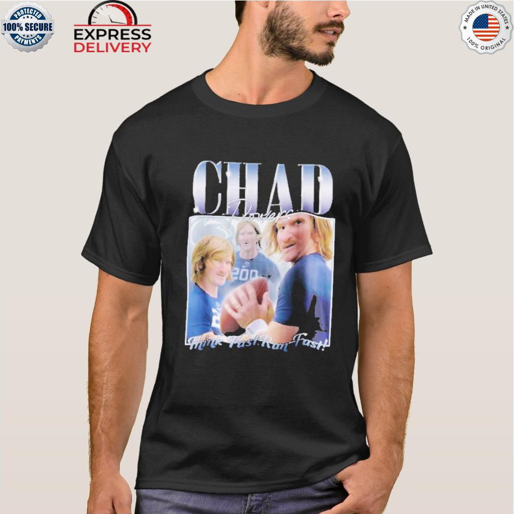 Official chad powers eli manning penn state college football shirt