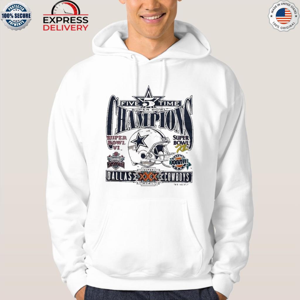 Official Dallas Cowboys champions super bowl five time 2022 shirt