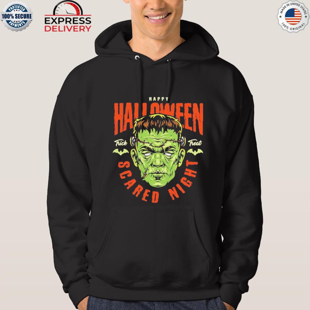 Official frankenstein scared night halloween 2022 s hoodie