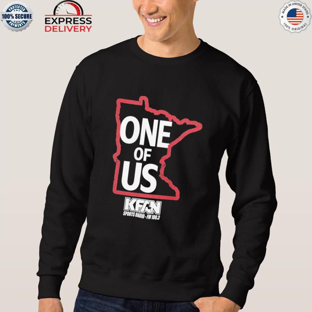 Official one of us kfan sports radio fm 100.3 josh braaten 2022 shirt