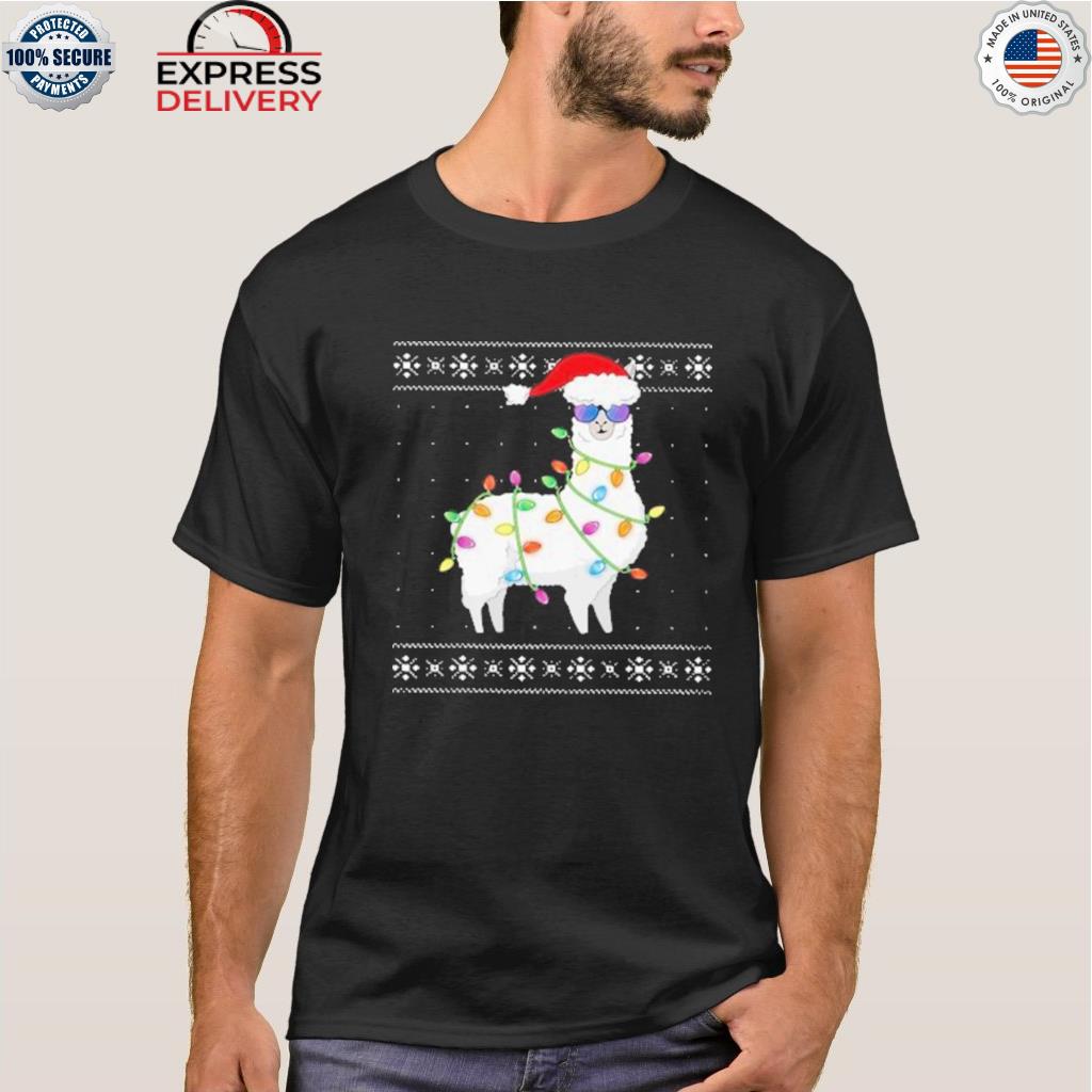 Alpaca light Christmas sweater