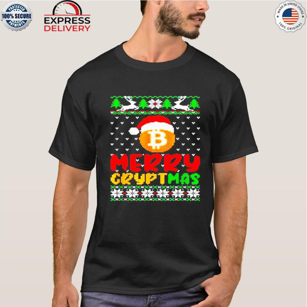 Bitcoin Christmas merry cryptmas sweater