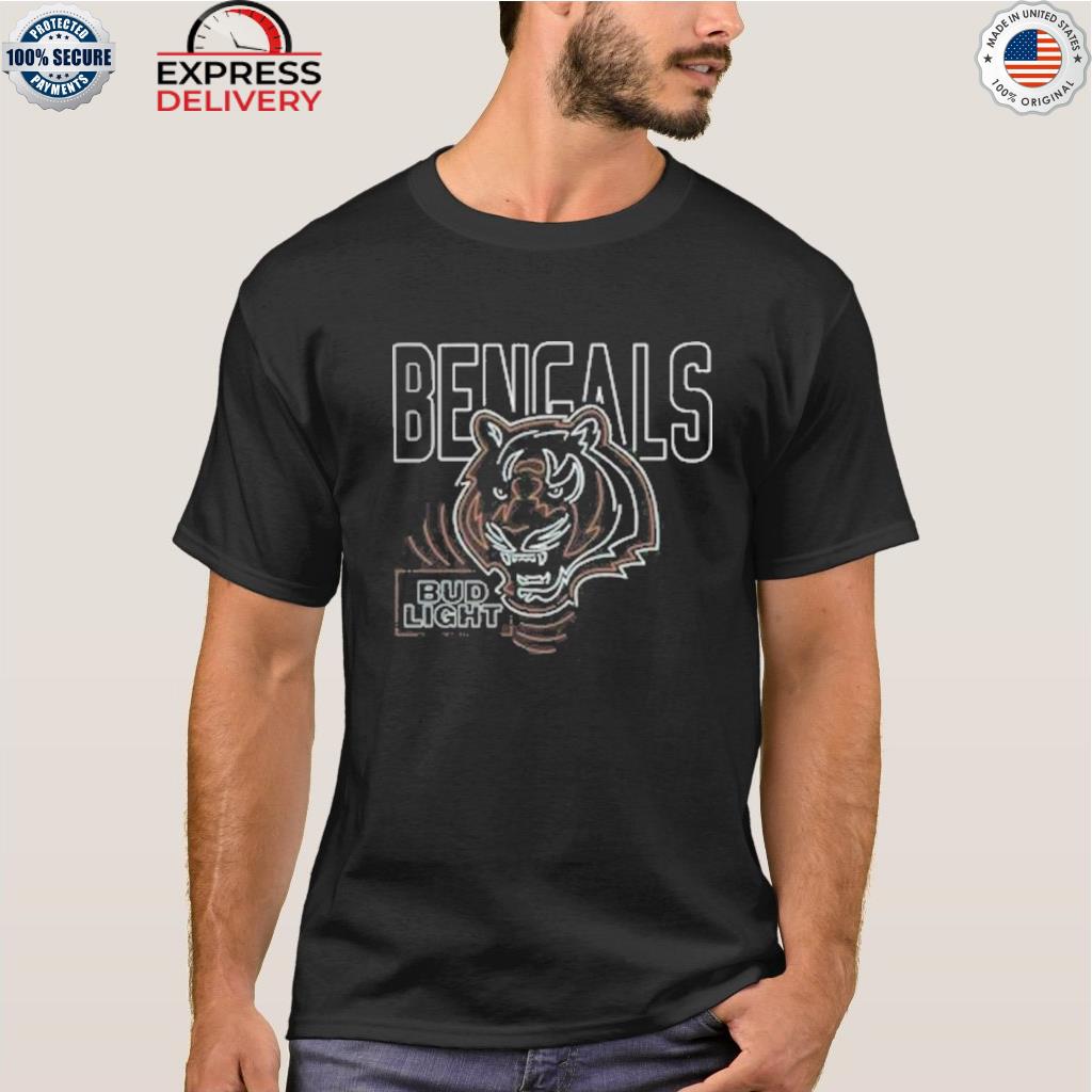 Cincinnati bengals x bud light tiger shirt