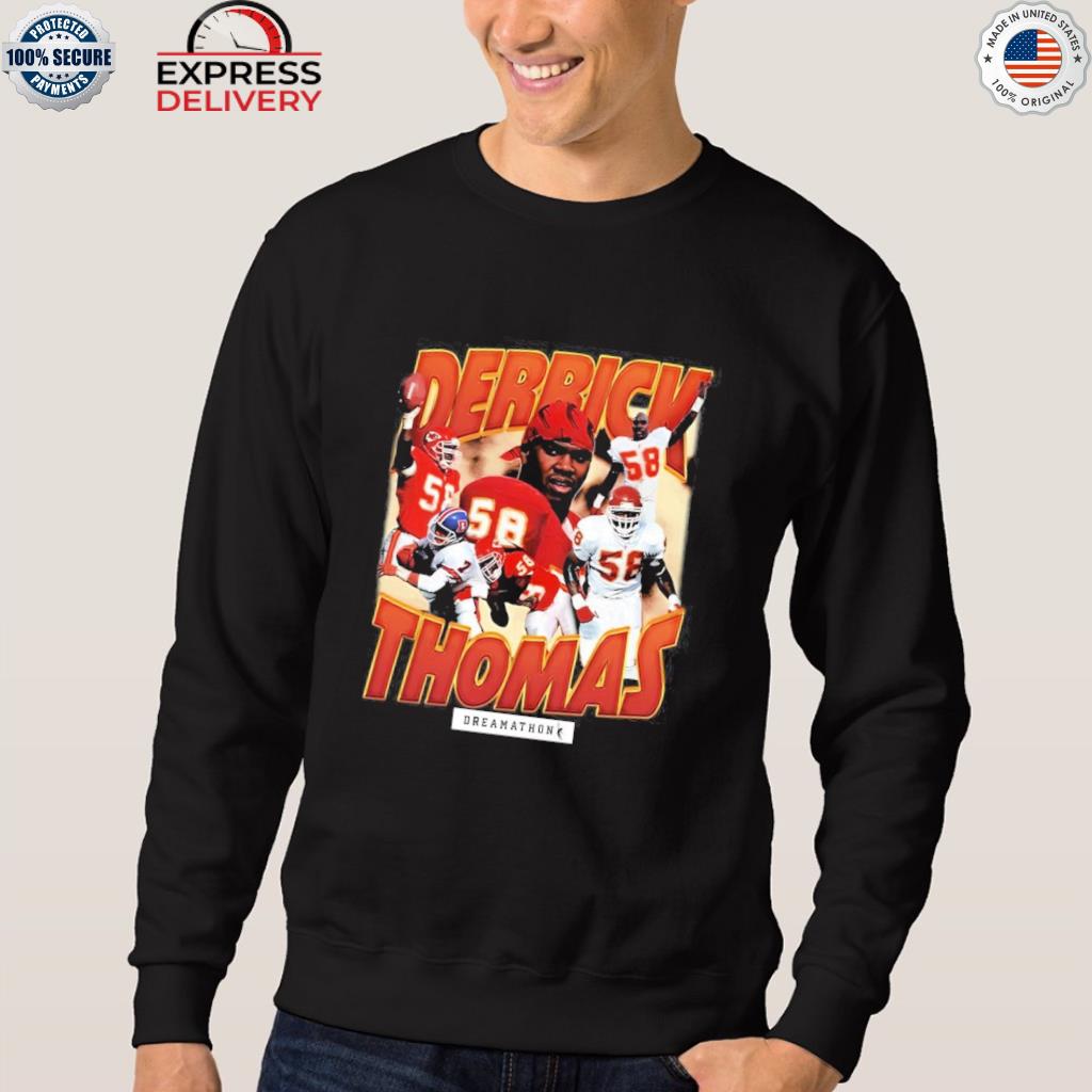 Official Dreamathon merch derrick thomas shirt, hoodie, sweater, long  sleeve and tank top