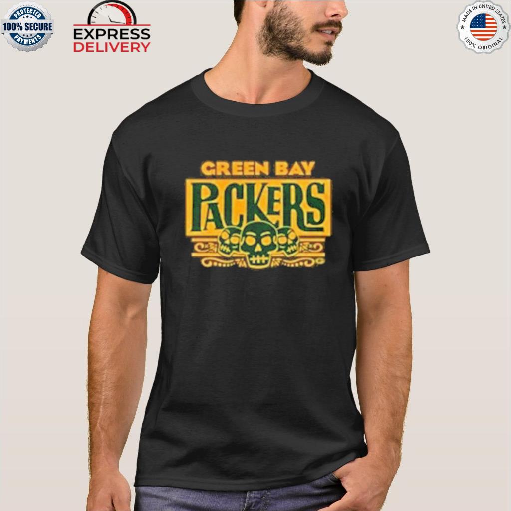 Green bay packers sugar skull shirt, hoodie, sweater, long sleeve and tank  top