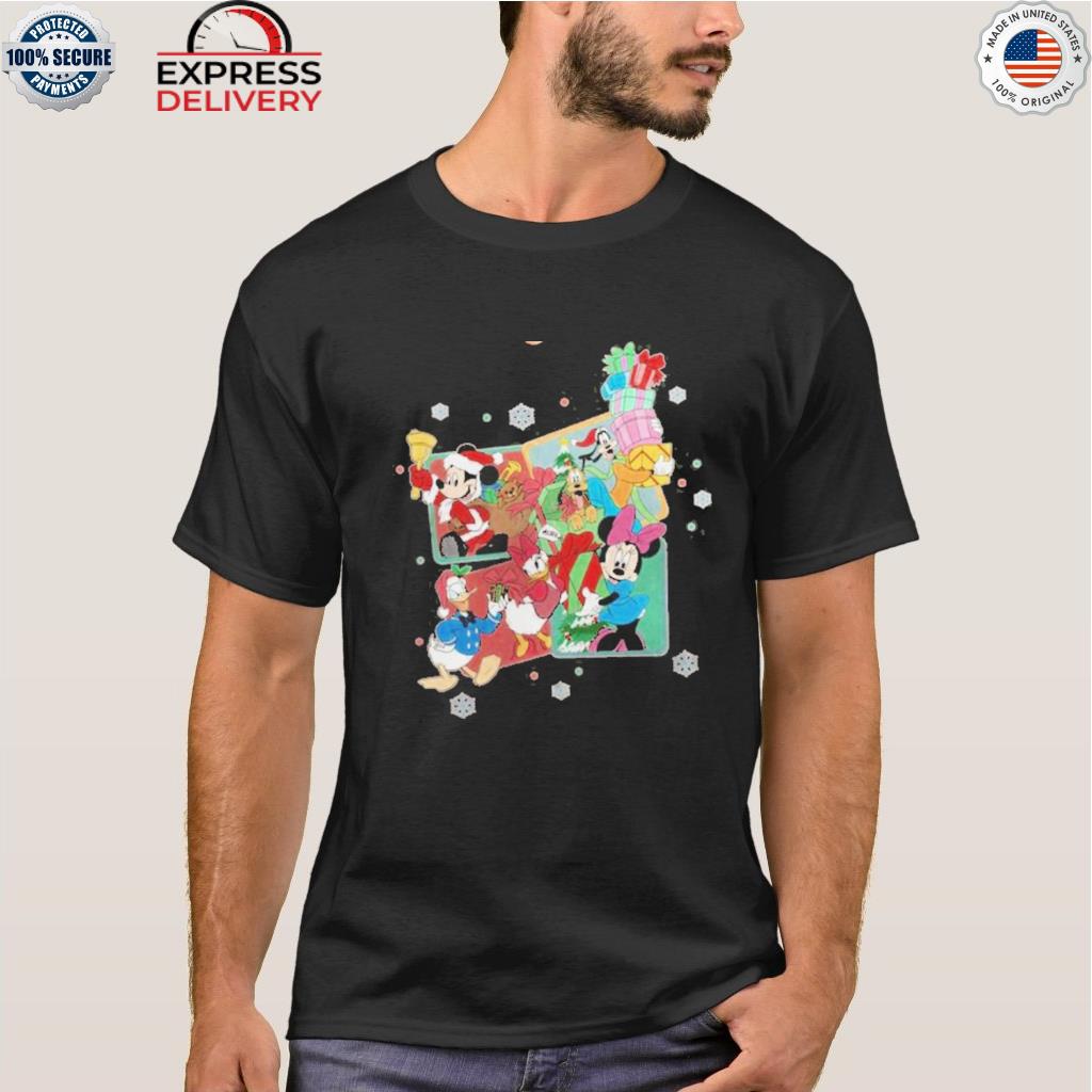 Merry Christmas with mickey and friends disney holiday sweater