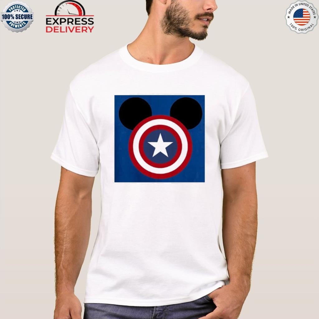 Mickey marvel captain america shirt