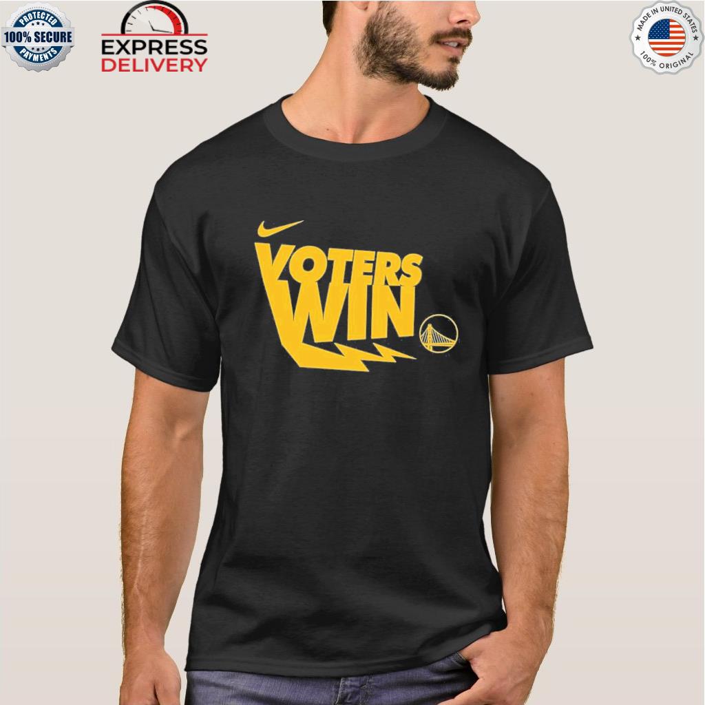 Poole's wearing voters win shirt