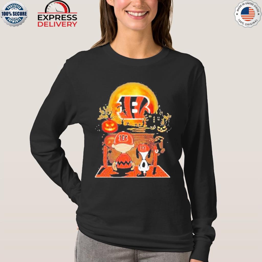 Snoopy Trick Or Treat Halloween Cincinnati Bengals Logo T Shirt, hoodie,  sweater, long sleeve and tank top