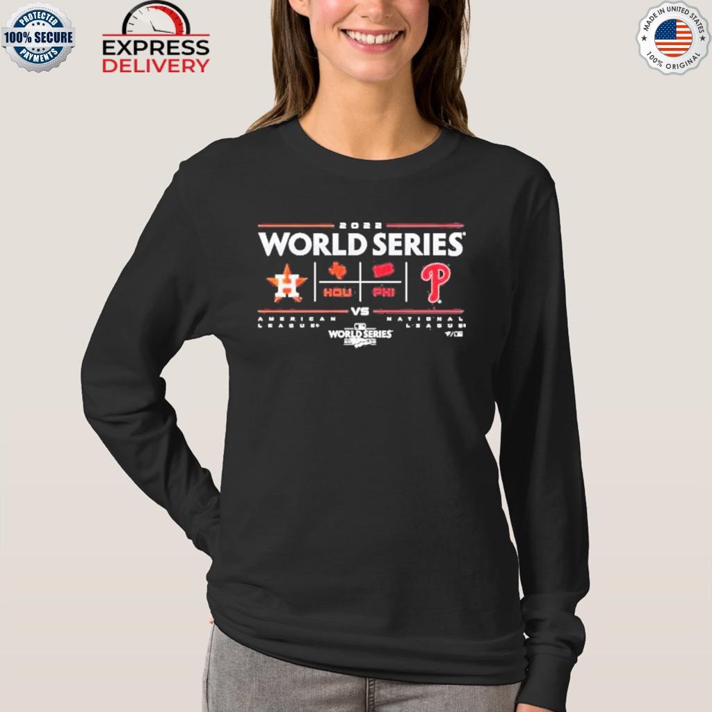 World series houston astros and philadelphia phillies 2022 shirt, hoodie,  sweater, long sleeve and tank top