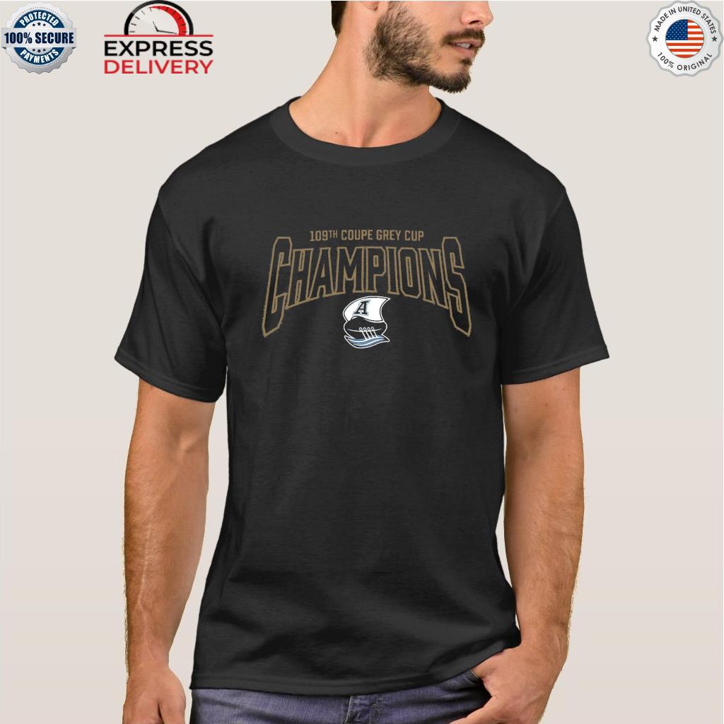 109th coupe grey cup champions 2022 shirt