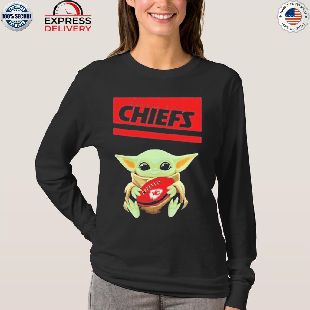 Baby Yoda hug Kansas City Chiefs shirt, hoodie, sweater, tank top