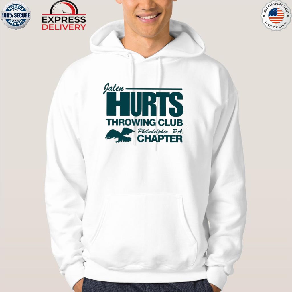 Barstool sports jalen hurts throwing club philadelphia pa chapter shirt,  hoodie, sweater, long sleeve and tank top