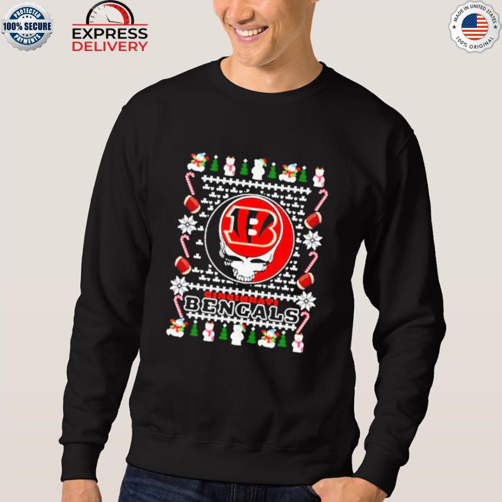 Bear cincinnati bengals ugly Christmas sweater, hoodie, sweater, long  sleeve and tank top