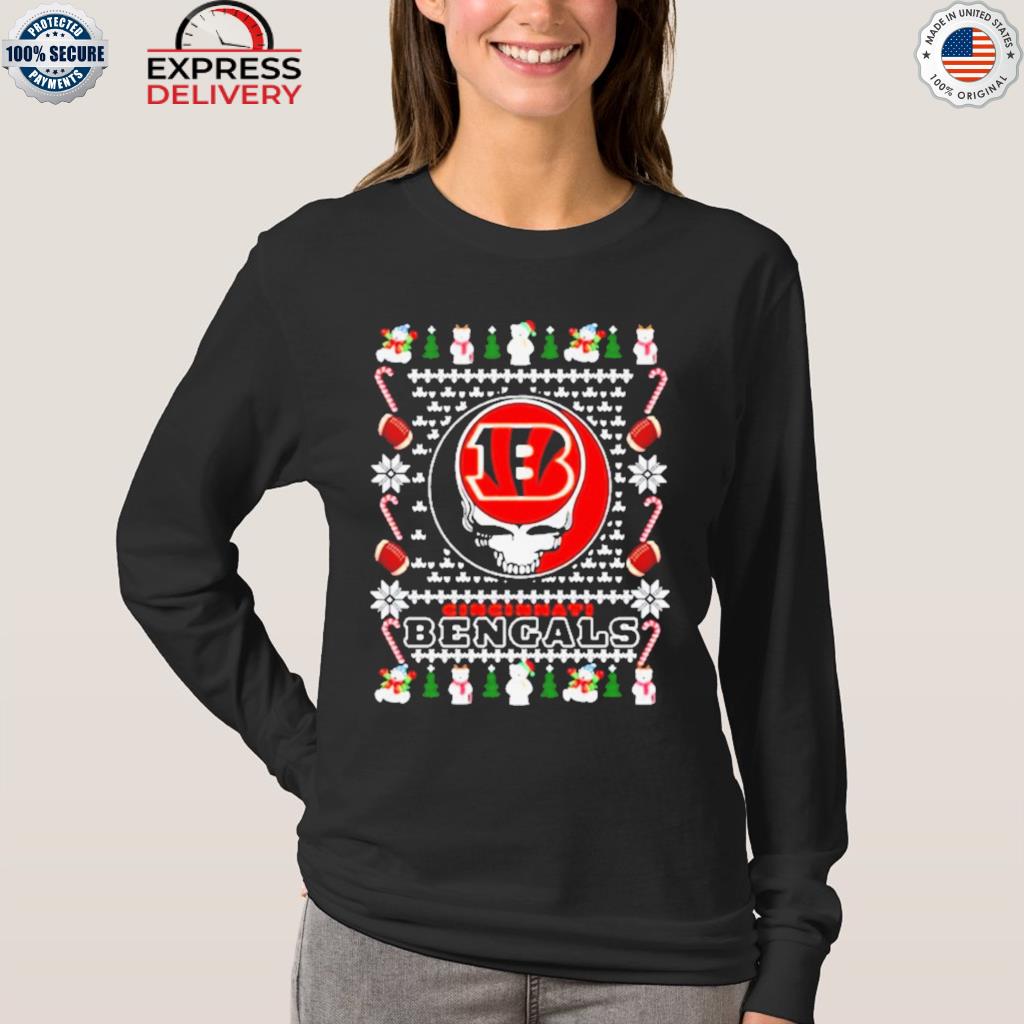 Bear cincinnati bengals ugly Christmas sweater, hoodie, sweater, long  sleeve and tank top