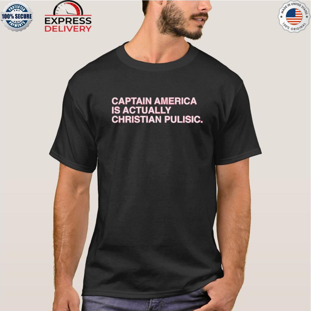pulisic captain america shirt