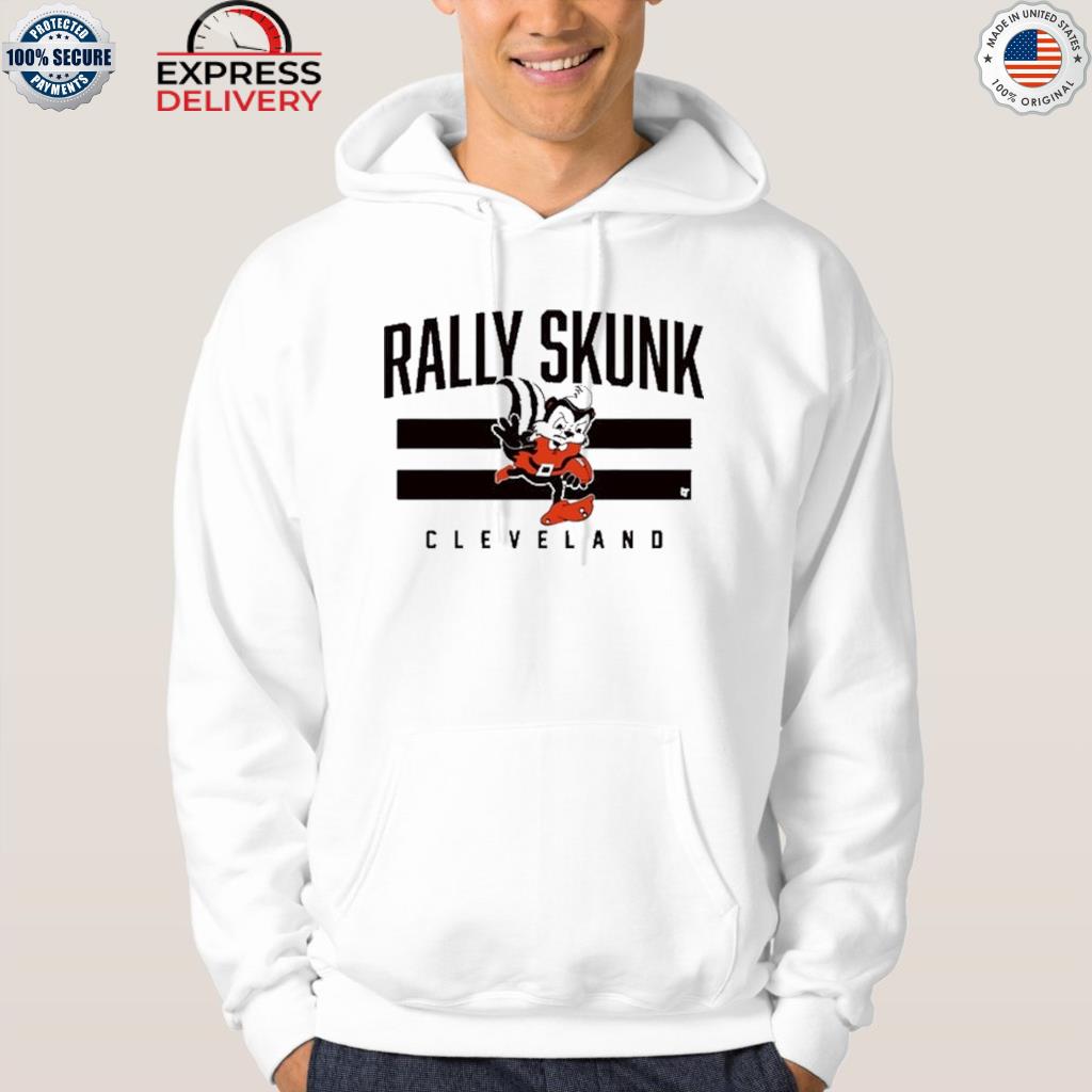 Rally Skunk Cleveland Football mascot shirt, hoodie, sweater, long sleeve  and tank top