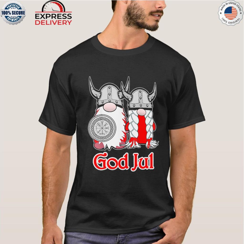 Cute viking nisse god jul shirt