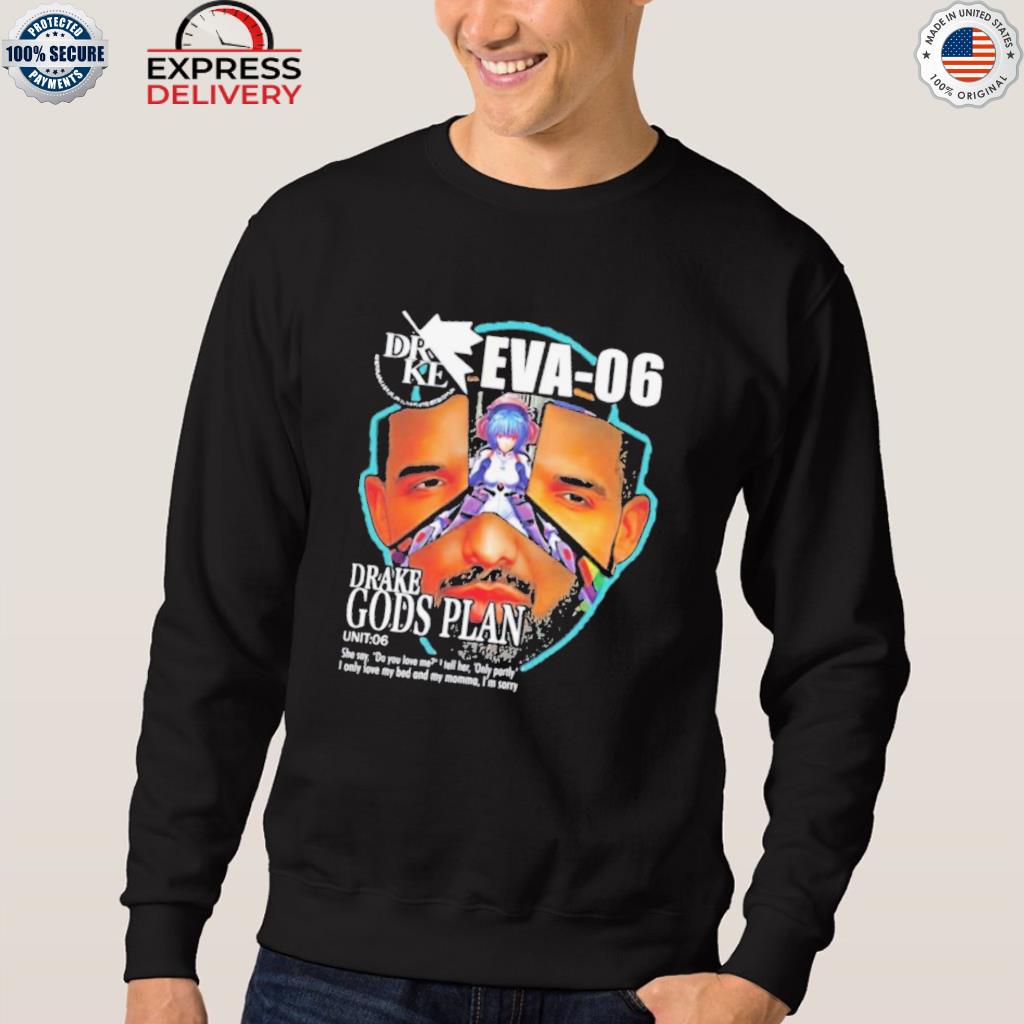 Drake Evangelion T-Shirt Drake Eva 06 Drake Gods Plan