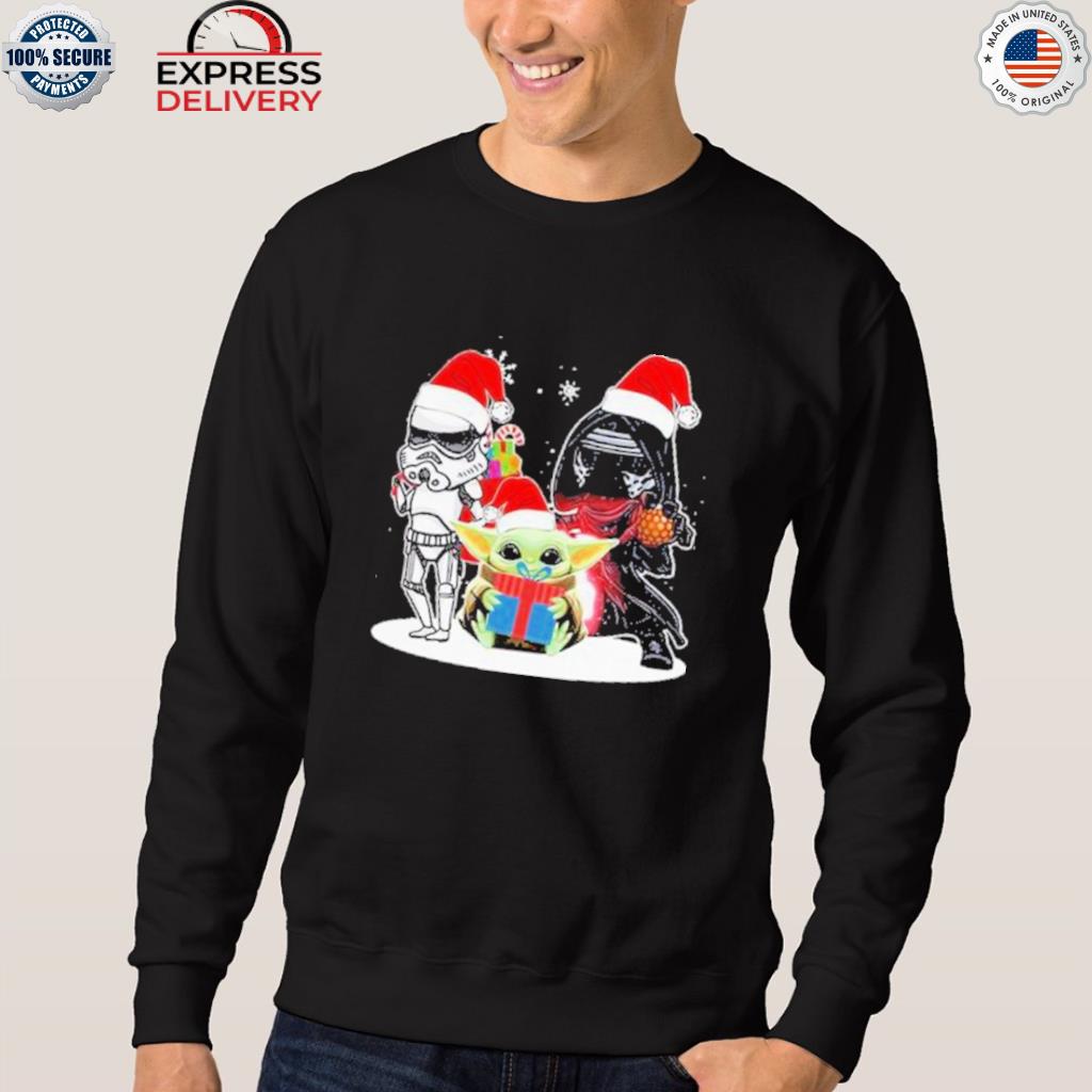 Houston Astros Christmas Baby Yoda Star Wars Funny Happy MLB T-Shirt,  hoodie, sweater, long sleeve and tank top