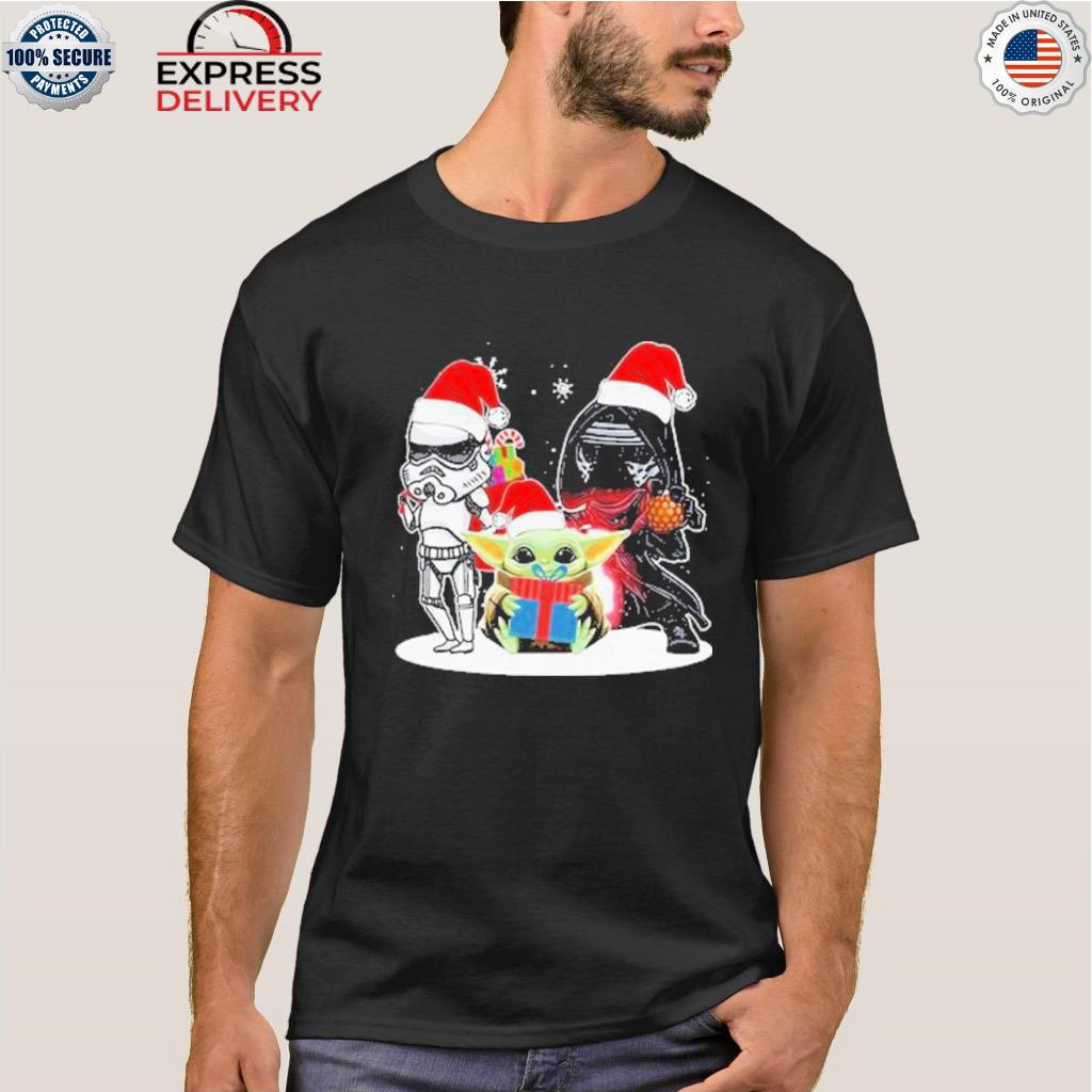 Houston Astros Christmas Baby Yoda Star Wars Funny Happy MLB T-Shirt,  hoodie, sweater, long sleeve and tank top