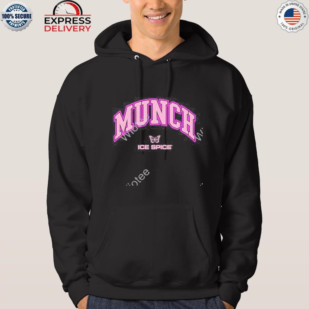 Ice spice merch munch butterfly shirt, hoodie, sweater, long sleeve and