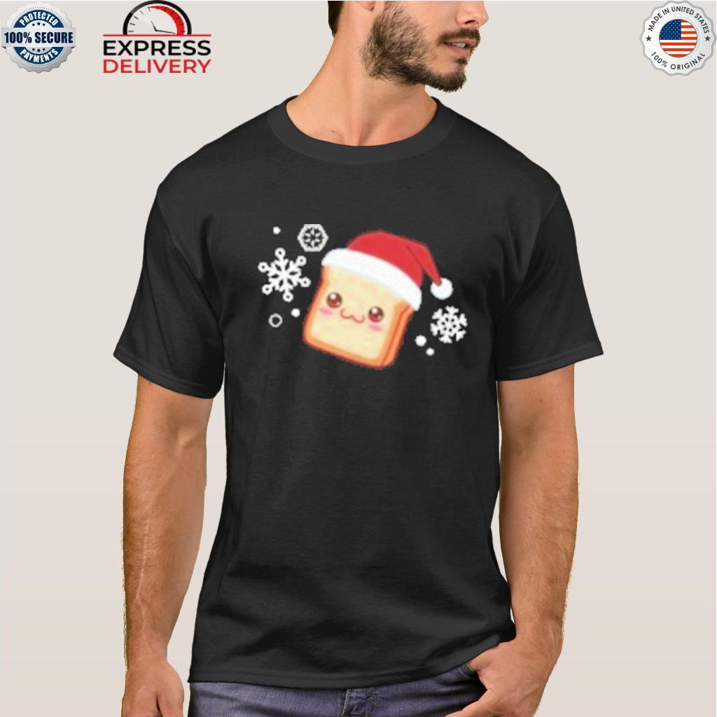 Kyr sp33dy snowy bread santa hat Christmas shirt