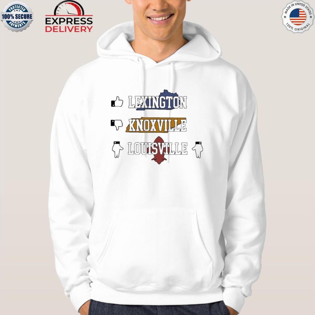 Men's Lexington Knoxville Louisville shirt, hoodie, sweater, long sleeve  and tank top