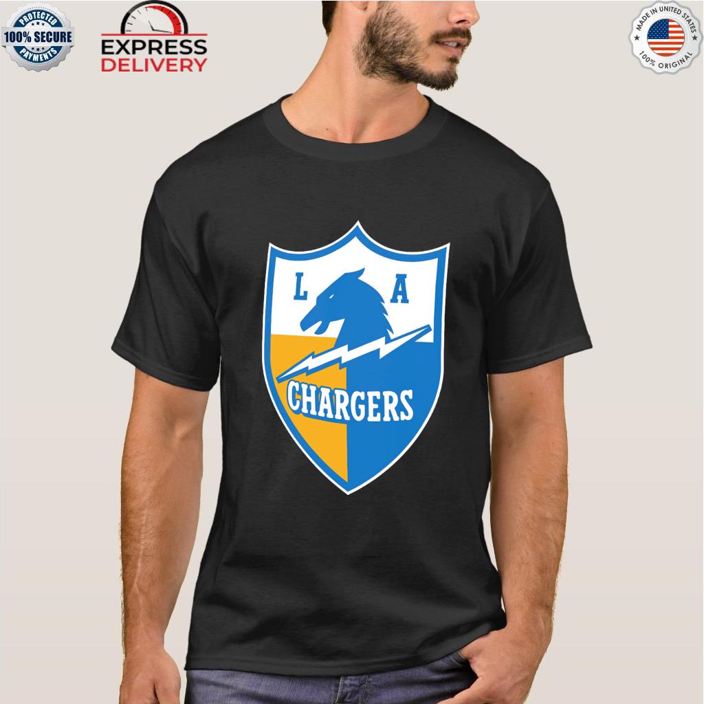 Los angeles chargers vintage shield logo shirt, hoodie, sweater