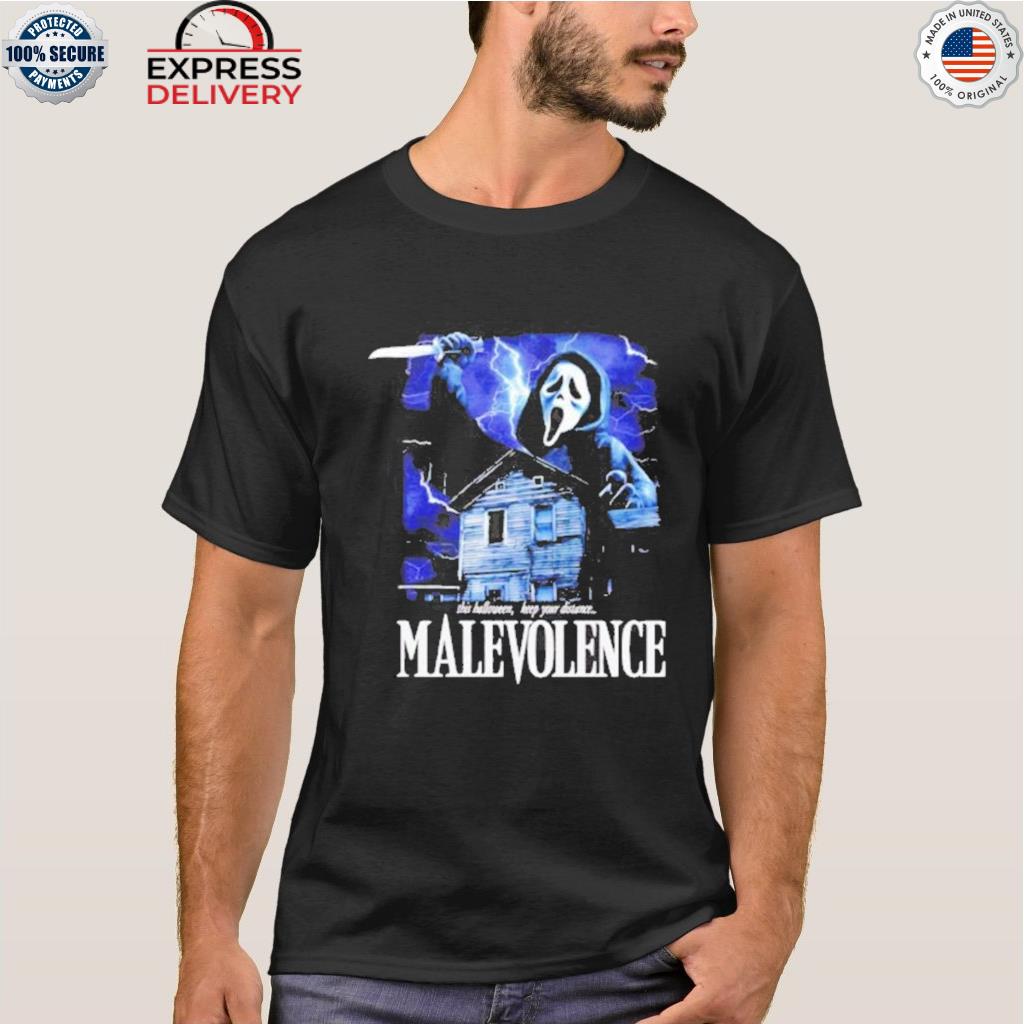 Malevolence ghost face poster shirt