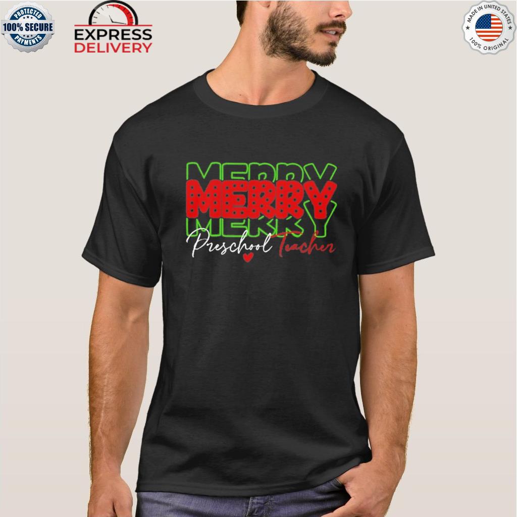 Merry Christmas teacher principal heart sweater