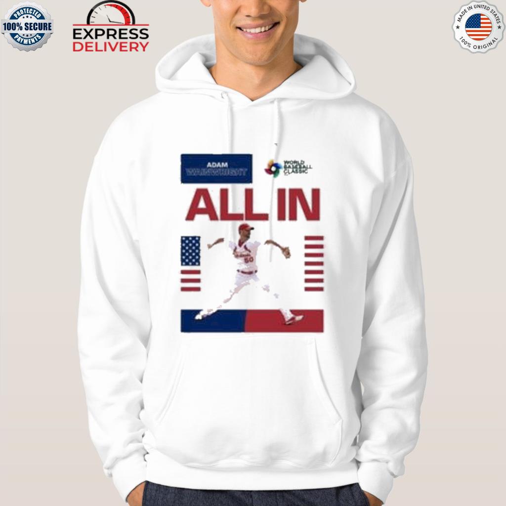 Allin adam wainwright world baseball American flag shirt