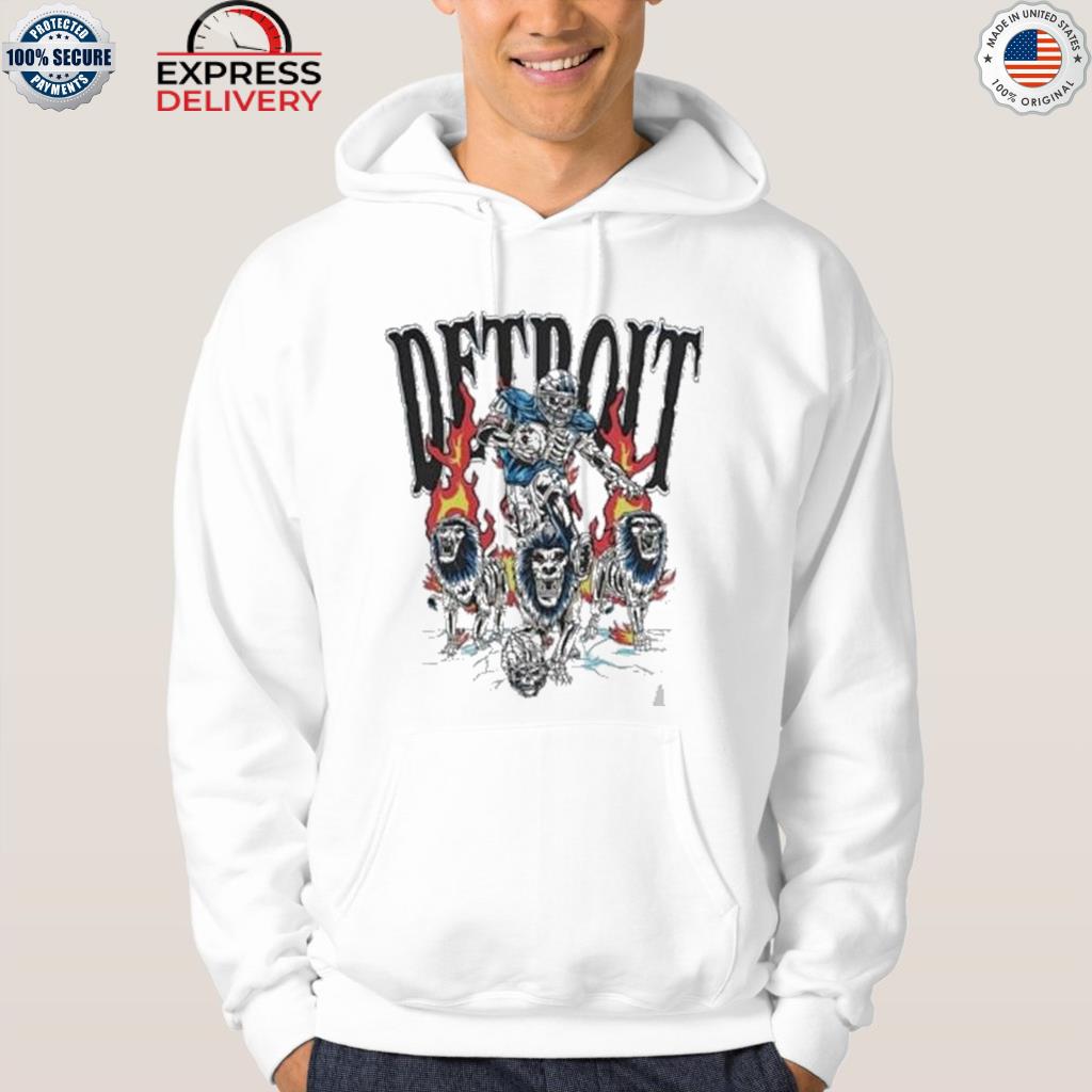 Detroit lions coalition skeleton shirt, hoodie, sweater, long sleeve and  tank top