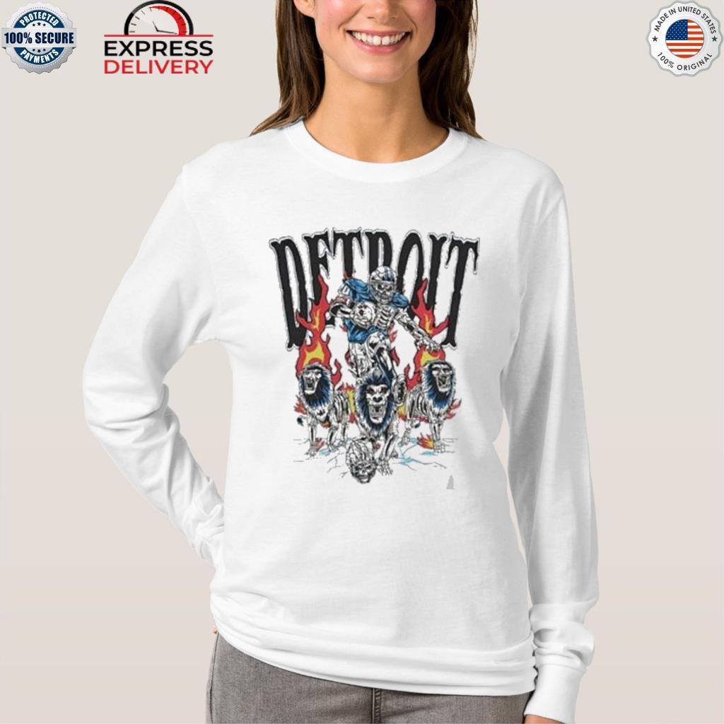 Detroit lions coalition skeleton shirt, hoodie, sweater, long sleeve and  tank top