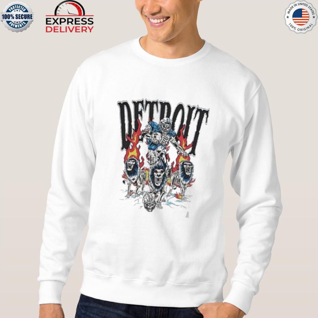 Detroit Lions Graphic Tee T Shirt Hoodie Sweatshirt Long Sleeve