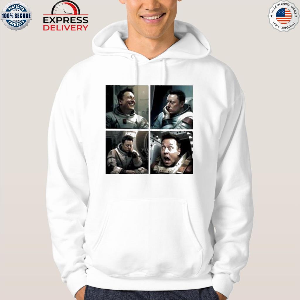 Elon musk in space shirt