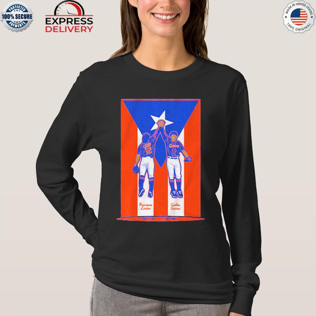 Francisco Lindor And Carlos Correa Puerto Rican Pride T-Shirt, hoodie,  sweater, long sleeve and tank top