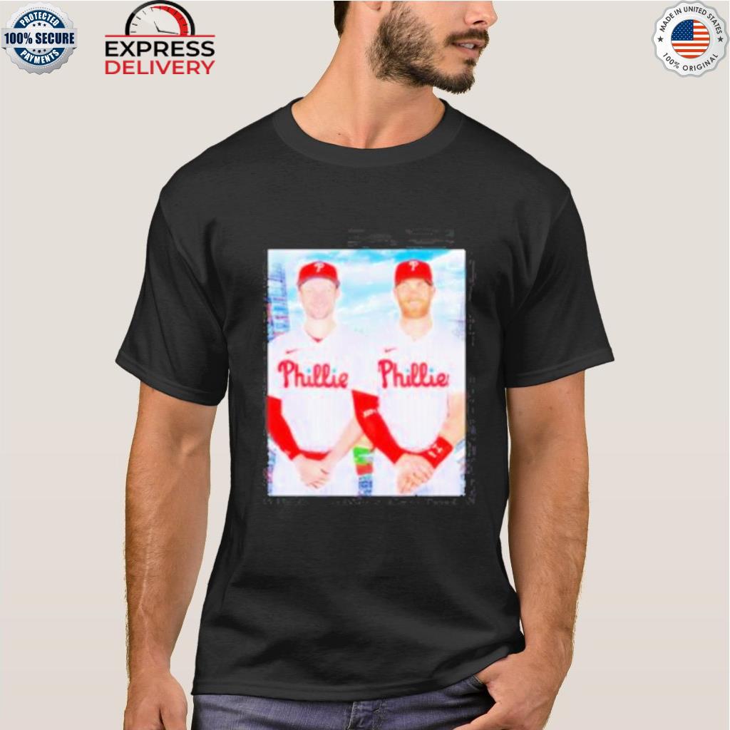 Justin turner and trea turner is a phillie shirt