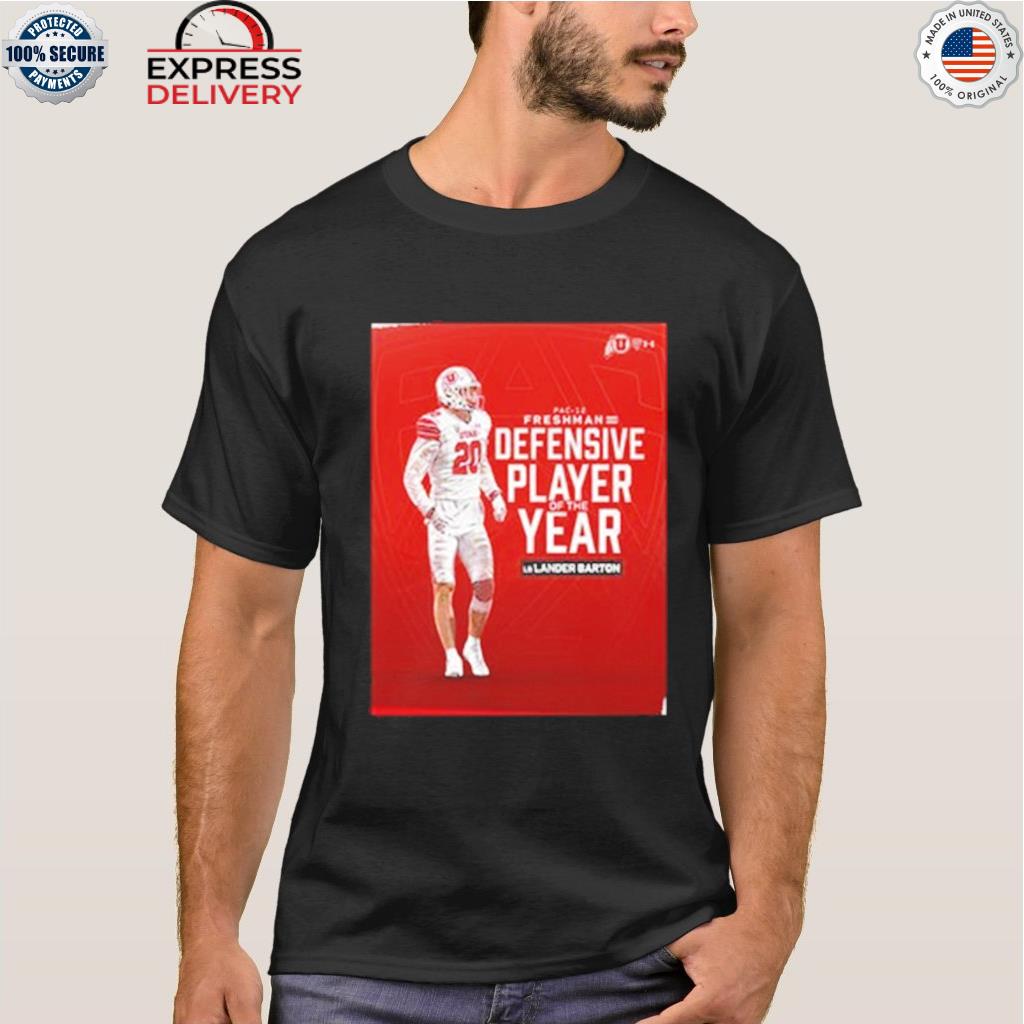 Lander barton pac 12 conference freshman defensive player of the year shirt