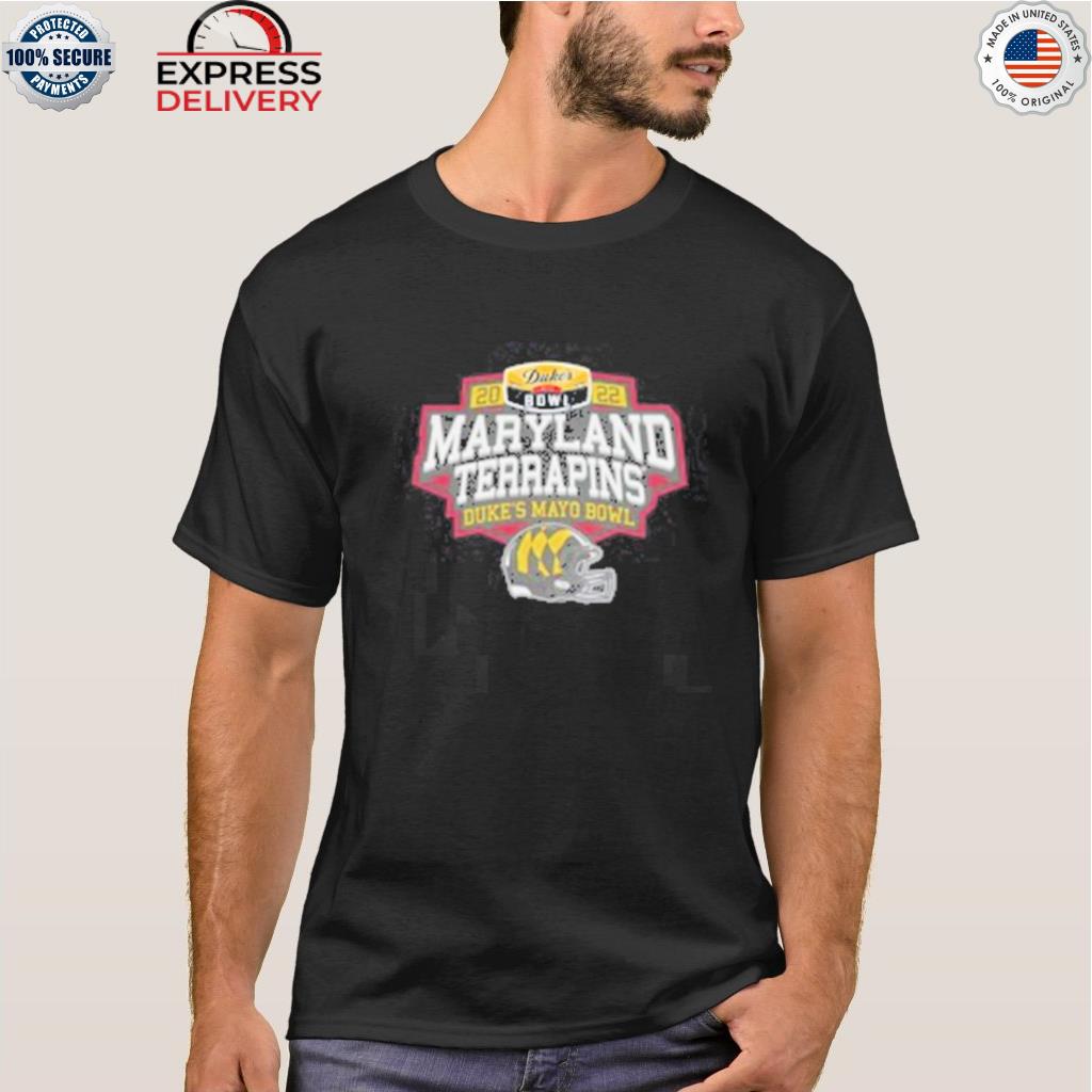 Maryland terrapins 2022 duke's mayo bow shirt