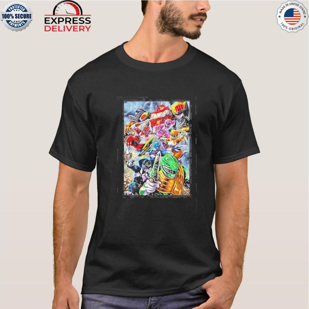 Mighty morphin power rangers shirt