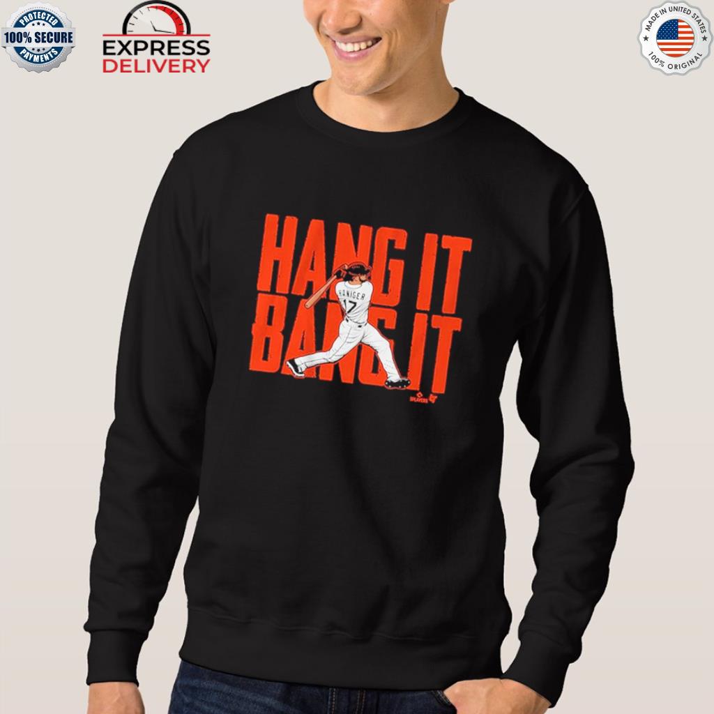 Mitch Haniger Hang It Bang It Mitch Haniger Bang It San Francisco T-Shirt,  hoodie, sweater, long sleeve and tank top