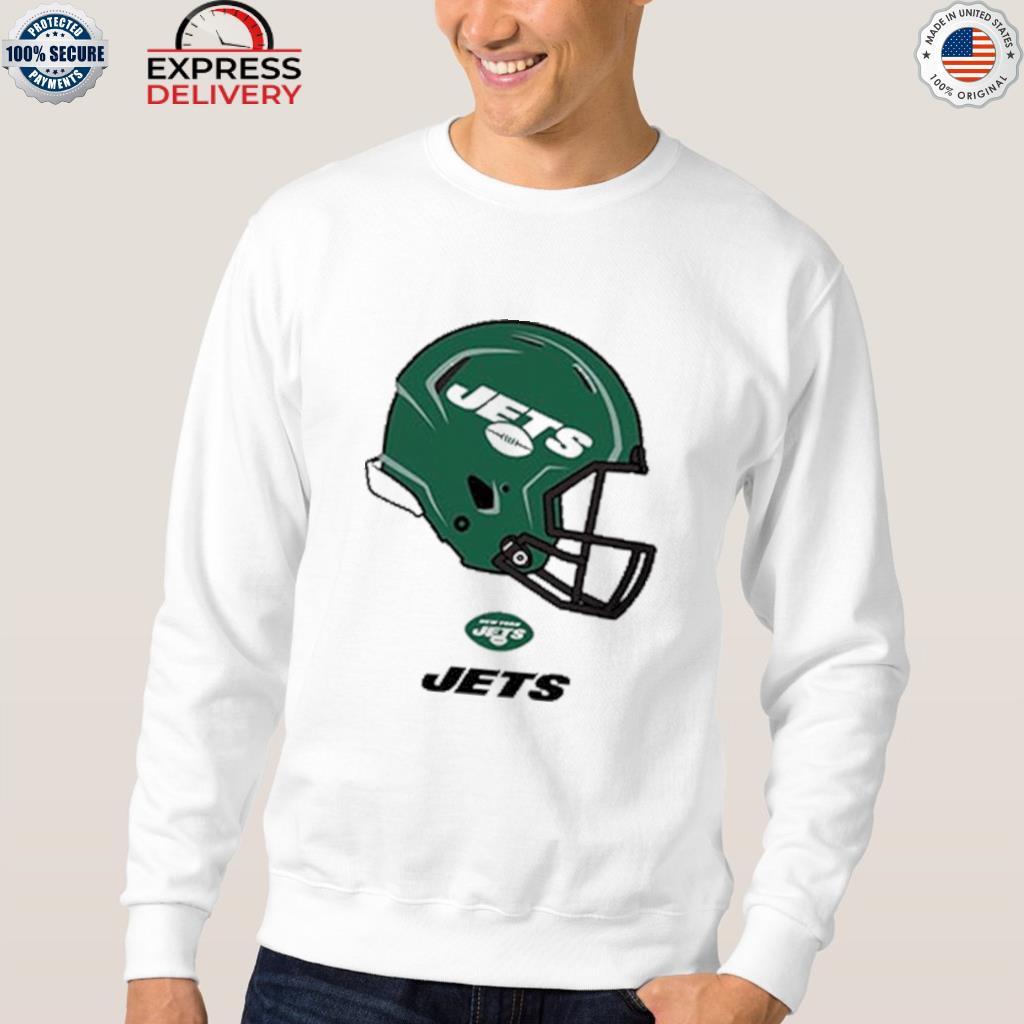 New York Jets Football Team and original Typography Long Sleeve T