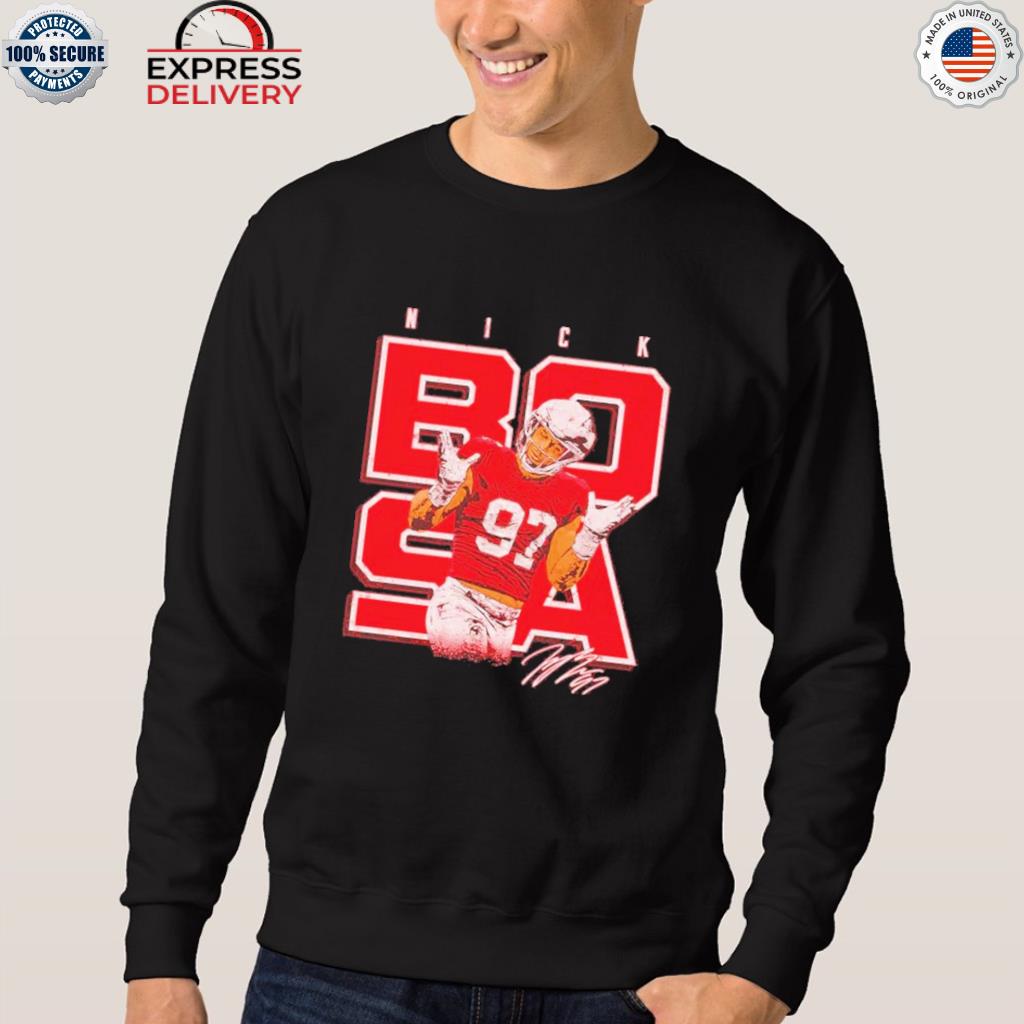 Nick Bosa San Francisco 49ers signature shirt, hoodie, sweater